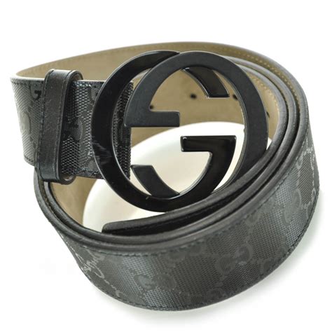 mens black gucci belt cheap|black gucci imprime belt.